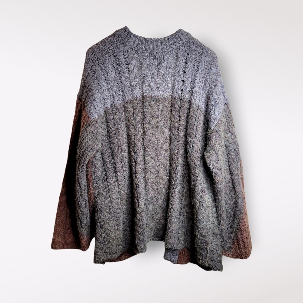 Anthropologie Multicolor Cable Knit Sweater - Picture 7 of 15